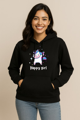 Wellvery Full Sleeve Graphic Print, Printed Women Sweatshirt