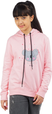 Ariel Full Sleeve Solid Girls Sweatshirt