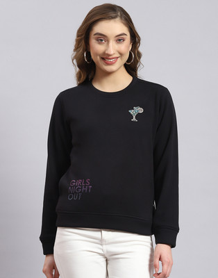 MONTE CARLO Full Sleeve Printed Women Sweatshirt