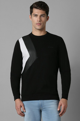 LOUIS PHILIPPE Full Sleeve Color Block Men Sweatshirt