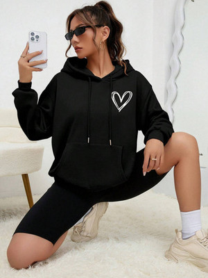 HELL BOUND Full Sleeve Solid Women Sweatshirt