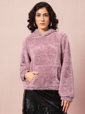 THE DRY STATE Full Sleeve Self Design Women Sweatshirt