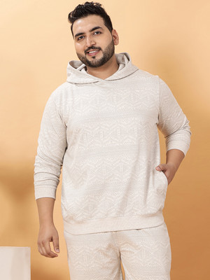 JOHN PRIDE Full Sleeve Self Design Men Sweatshirt