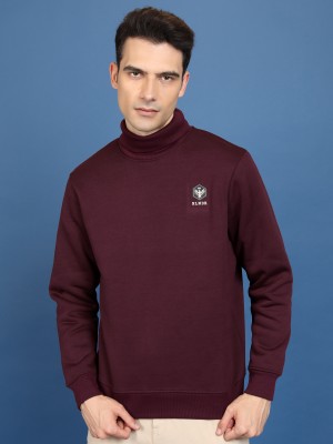 HIGHLANDER Full Sleeve Solid Men Sweatshirt