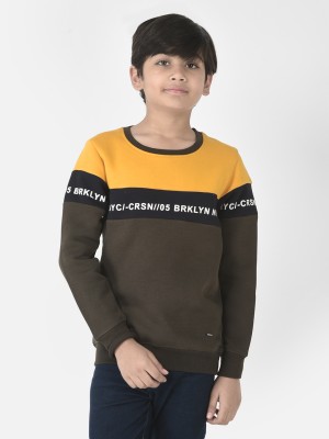 CRIMSOUNE CLUB Full Sleeve Printed Boys Sweatshirt