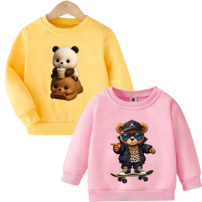 Dollyapparels Full Sleeve Graphic Print Boys & Girls Sweatshirt