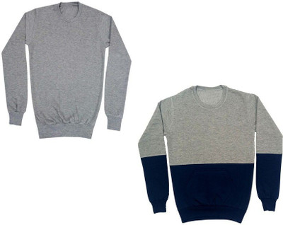 AE Trends Full Sleeve Color Block Boys Sweatshirt