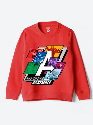 YK Disney Full Sleeve Graphic Print Boys Sweatshirt