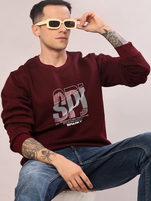 V-MART Full Sleeve Printed Men Sweatshirt