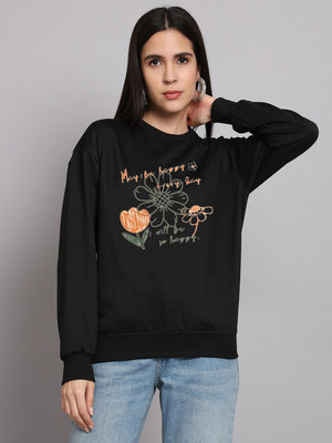 OBAAN Full Sleeve Printed Women Sweatshirt