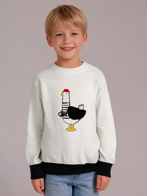 Cherry Crumble by Nitt Hyman Full Sleeve Embroidered Boys & Girls Sweatshirt