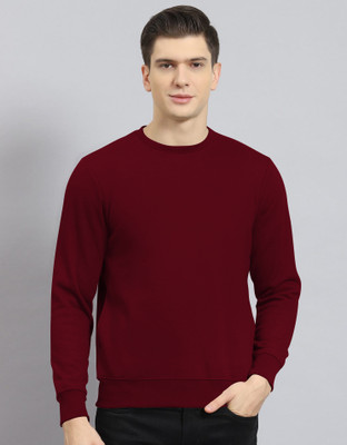 Smart Colors Full Sleeve Solid Men Sweatshirt