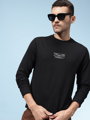 Glitchez Full Sleeve Embroidered Men Sweatshirt