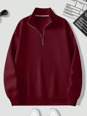 IMSA MODA Full Sleeve Solid Men Sweatshirt