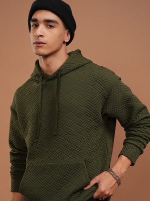 HIGHLANDER Full Sleeve Striped Men Sweatshirt