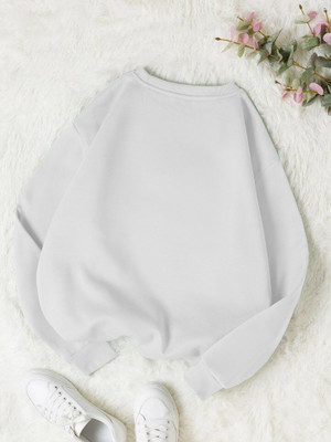 Faisalgarments Full Sleeve Solid Women Sweatshirt