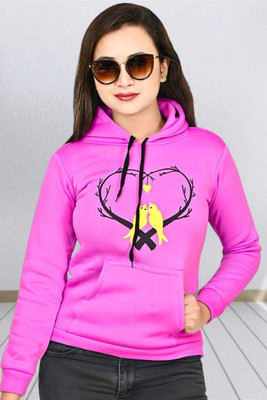Hgwart Full Sleeve Animal Print Women Sweatshirt