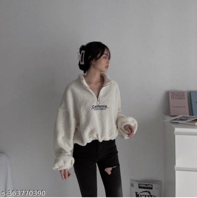 ColorMeGorgeous Full Sleeve Embroidered Women Sweatshirt