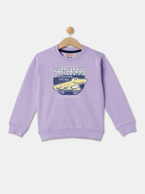 R&B Full Sleeve Graphic Print Boys Sweatshirt