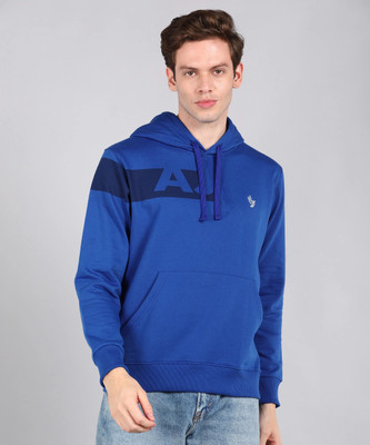 Alan Jones Full Sleeve Color Block Men Sweatshirt