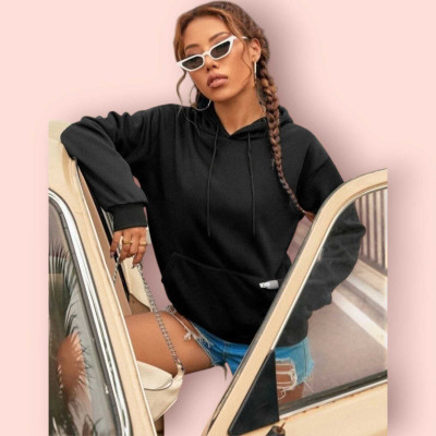 MAJESTIC FASHION Full Sleeve Solid Women Sweatshirt