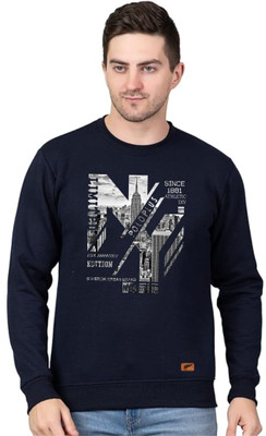 Polo Plus Full Sleeve Graphic Print Men Sweatshirt