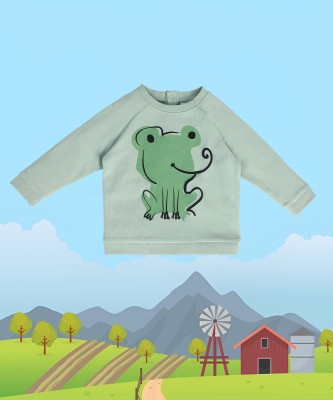 MINI KLUB Full Sleeve Graphic Print Baby Boys Sweatshirt