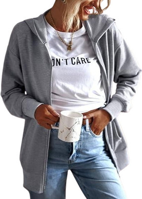 FARICON Full Sleeve Solid Women Sweatshirt