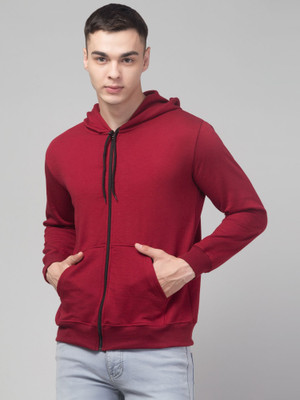 ADIXUS Full Sleeve Solid Men Sweatshirt