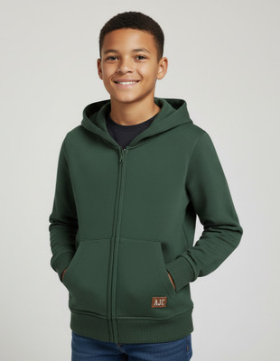 Alan Jones Full Sleeve Solid Boys Sweatshirt