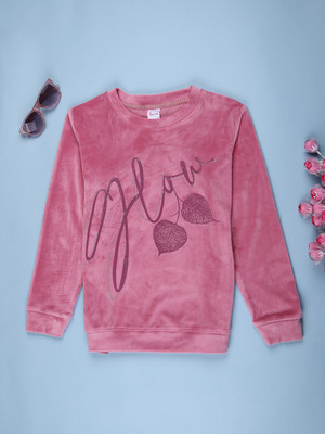 V-MART Full Sleeve Printed Girls Sweatshirt