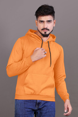 SHRET FABRICS Full Sleeve Solid Men Sweatshirt