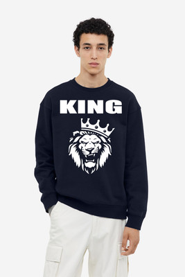 MOON IN Full Sleeve Printed Men Sweatshirt