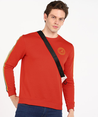 Van Heusen Academy Full Sleeve Solid Men Sweatshirt