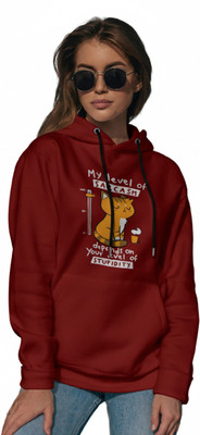 EZYCLOTHING Full Sleeve Graphic Print Women Sweatshirt