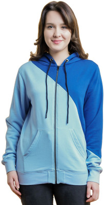 NUEVOSDAMAS Full Sleeve Color Block Women Sweatshirt