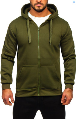 Atiano Full Sleeve Solid Men Sweatshirt