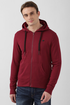 PETER ENGLAND Full Sleeve Solid Men Sweatshirt