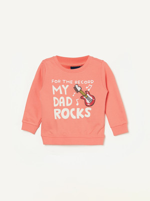 Juniors by Lifestyle Full Sleeve Printed Baby Boys Sweatshirt