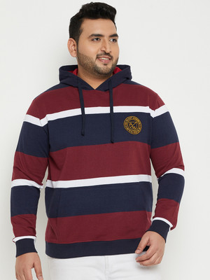 Austivo Full Sleeve Striped Men Sweatshirt