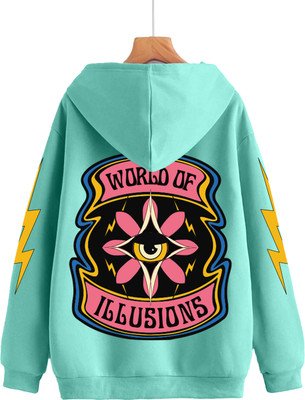Veirdo Full Sleeve Graphic Print Men Sweatshirt