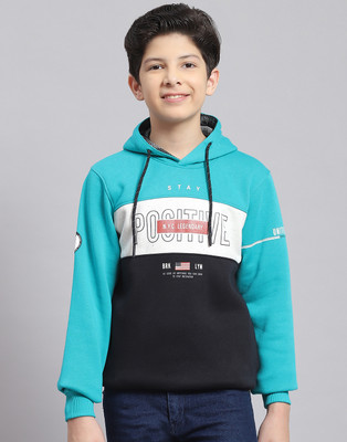 MONTE CARLO Full Sleeve Printed Boys Sweatshirt