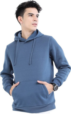 Tdoc Full Sleeve Solid Men Sweatshirt