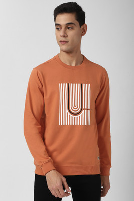 PETER ENGLAND Full Sleeve Solid Men Sweatshirt