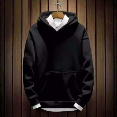 Lasmo Full Sleeve Solid Men Sweatshirt