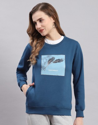 MONTE CARLO Full Sleeve Printed Women Sweatshirt