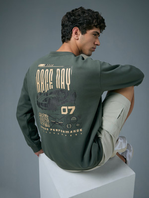 TECHNOSPORT Full Sleeve Graphic Print Men Sweatshirt