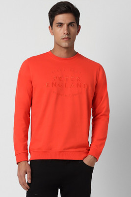 PETER ENGLAND Full Sleeve Solid Men Sweatshirt