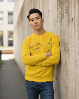 flyind Full Sleeve Printed Men Sweatshirt