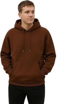 O3e Full Sleeve Solid Men Sweatshirt